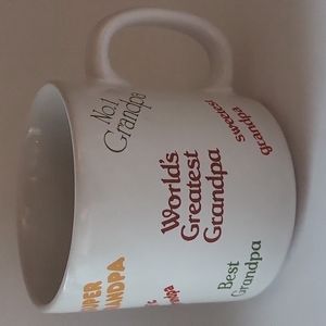 Vintage Best Grandpa Ceramic Coffee Mug By Russ Berrie & Co.